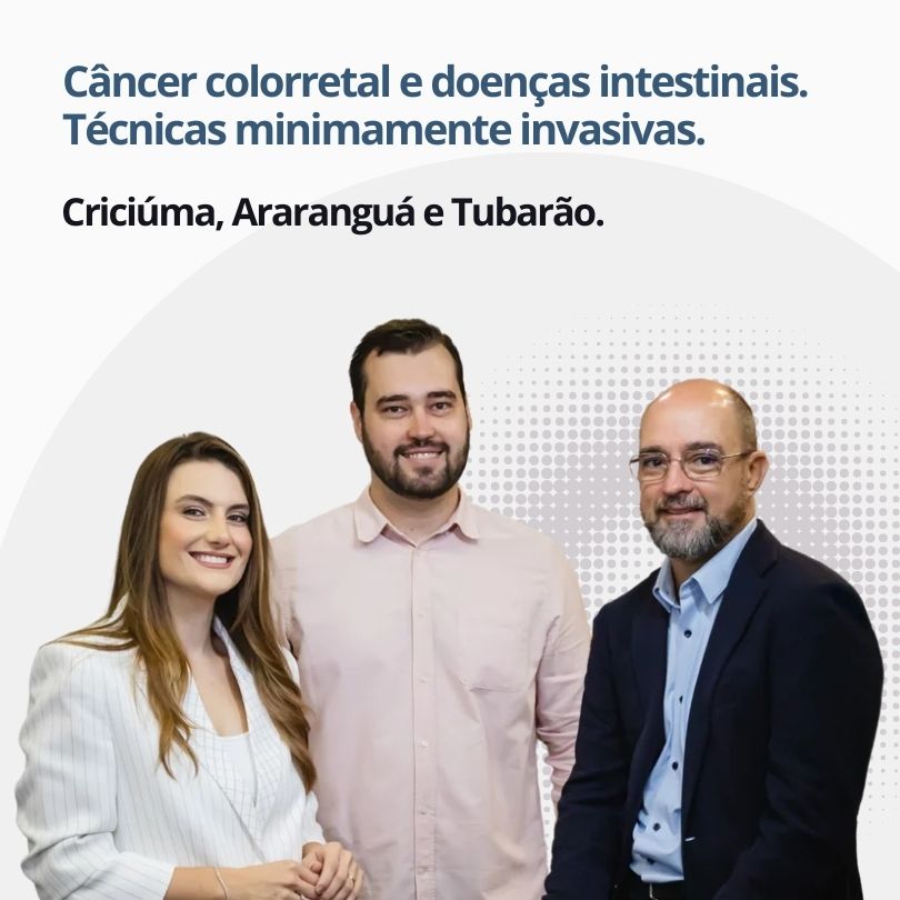 tratamento cancer colorretal doencas intestinais tecnica mininimamente invasiva em criciuma ararangua tubarao